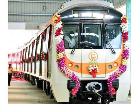 Nagpur Metro Test Running Starts With Leased Train News Railway