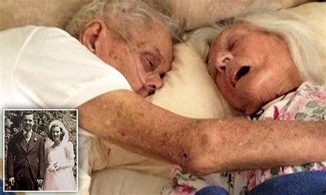 Pictured The Dying Embrace Of Husband And Wife Who Were Married For 75