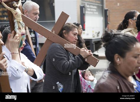 Good Friday Stations Of The Cross Procession Through Park Slope