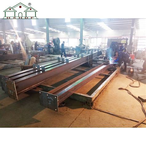 High Performance ISO Certified Nude Packed Prefabricated Workshop Steel