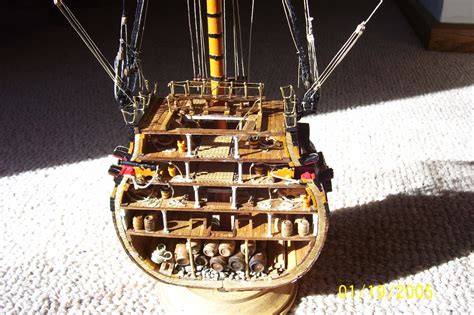 Hms Victory Model Cross Section