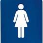 Women's Bathroom Signs Printable