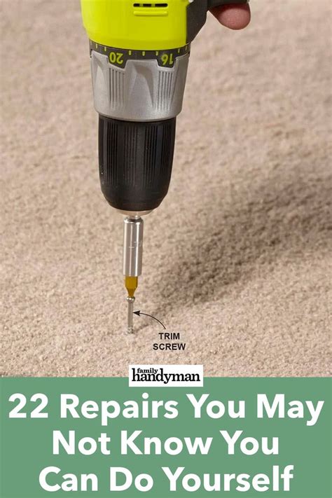 22 Repairs You May Not Know You Can Do Yourself Home Repairs Repair