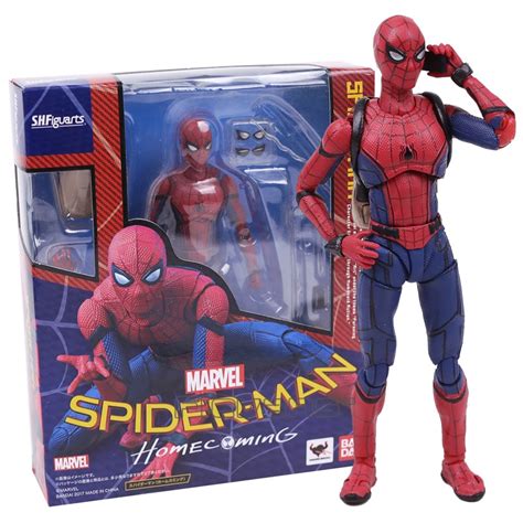 Spider Man Homecoming Shfiguarts Spiderman Pcv Figurka Kolekcjonerska