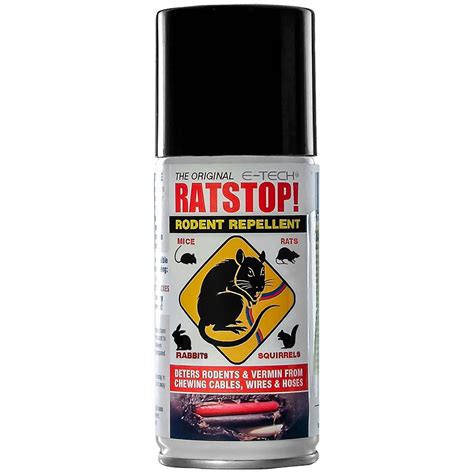 E Tech Engineering Ratstop Rodent Pest Rat Mice Repellent Spray