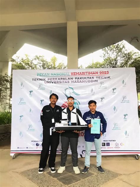 Tiga Mahasiswa Teknik Perkapalan Itk Raih Juara Balpos