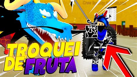 Eu Troquei A Dragon No Blox Fruits Por Essa Fruta Roblox Youtube