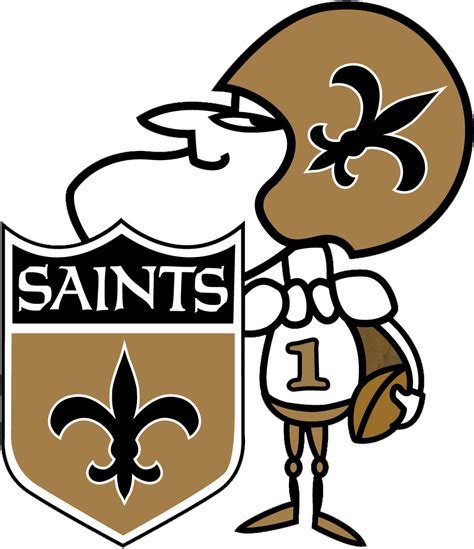 Louisiana Clipart Saints - New Orleans Saints Man - Png Download - Full Size Clipart (#5333414 ...