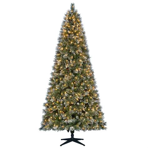 Home Accents 9 Ft Pre Lit Led Sparkling Pine Artificial Christmas Tree