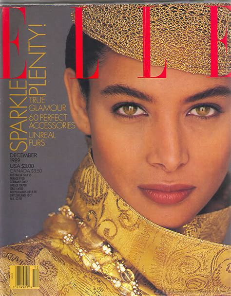 Elle December 1989 Sparkle Plenty Magazine Elle Dec 1989