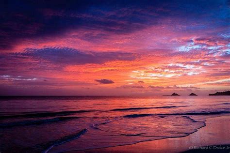 A Beautiful Purple Sunset Purple Sunset Aloha Hawaii Sunset