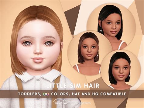 Little Sim Hair Toddlers The Sims 4 Catalog