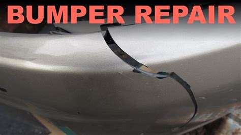 DIY Bumper Crack Repair - YouTube