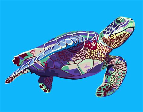 Leatherback, green sea turtle, loggerhead, kemp's ridley a group of sea turtles is commonly referred to as a bale. Sea Turtle Wall Art Digital Print Art 11x14 or 8x10 or 4x6 ...