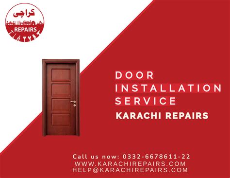 Door Installation 0332 6678611 0332 6678622 Karachi Repairs Best