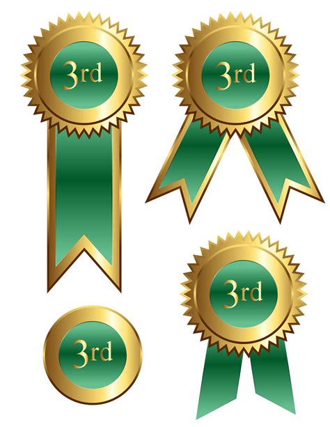 Printable 1st 2nd 3rd Place Ribbons