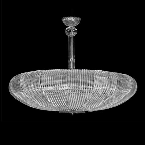 ceiling lamp 120cm in ribbed murano glass ceiling lights ceiling lights multiforme lighting