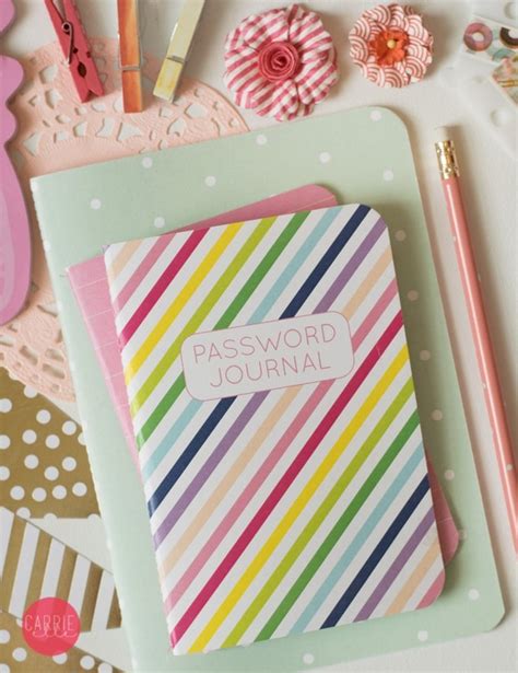 Password Journal Available Now Carrie Elle