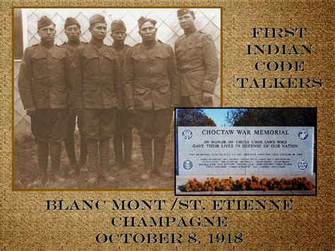 Roads To The Great War The First Indian Code Talkers Were From The