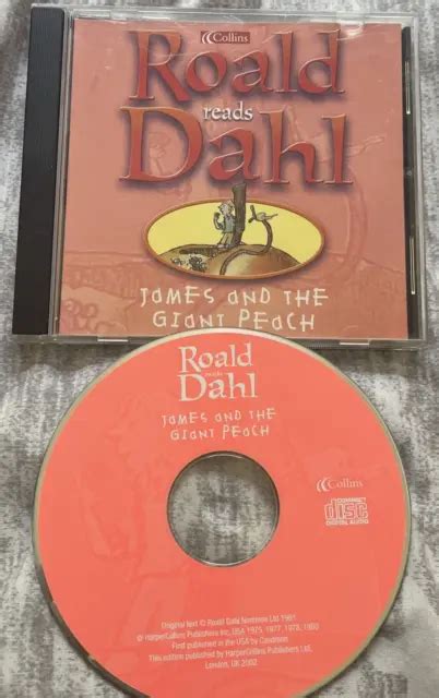 Roald Dahl Reads James And The Giant Peach Audio Cd Book Vgc 5