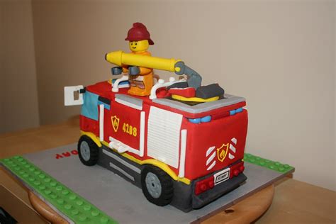 What is the latest world? 4x4 Fire Truck Birthday Cake II | Another view. The cake ...