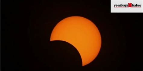 Yılın son güneş tutulması böyle görüntülendi videosu