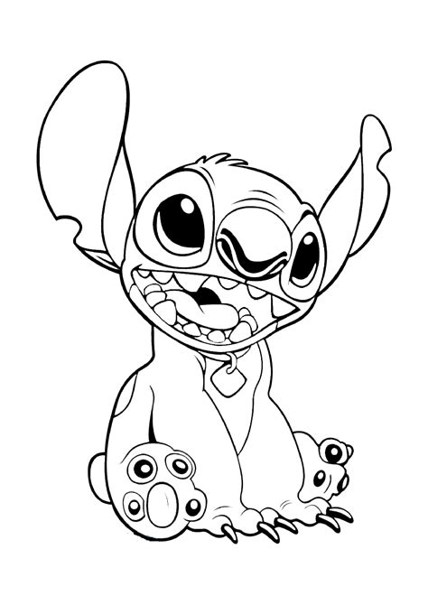 Lilo And Stitch Coloring Pages To Print For Children Lilo And Stitch