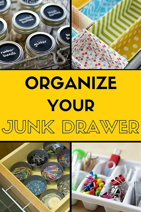 10 Surprisingly Smart Solutions For Junk Drawers Junk Drawers