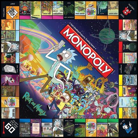 Rick And Morty Monopoly Board Game The Goblin And Sausage