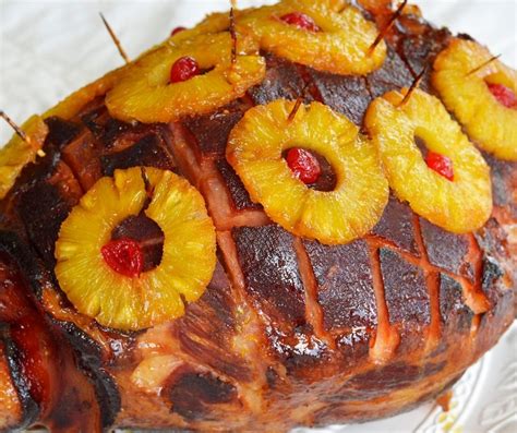 Baked Ham With Honey And Pineapple Recipemagik