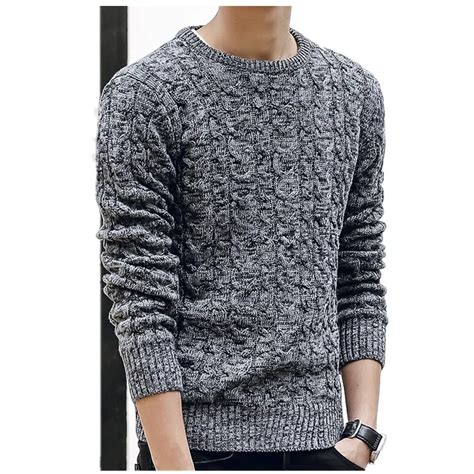 Zogaa 2019 Mens Warm Sweater Cotton O Neck Sweater New Autumn Winter