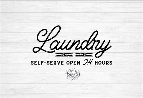 Laundry Sign SVG