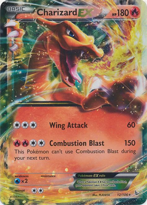 Pokemon X Y Flashfire Single Card Ultra Rare Holo Charizard Ex 12 Toywiz