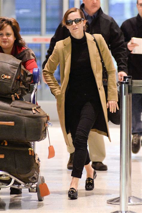 Emma Watson At Jfk Airport Hawtcelebs