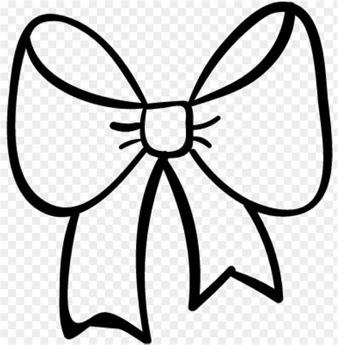 Free Download Hd Png White Bow Clipart Bow Drawing Png Transparent