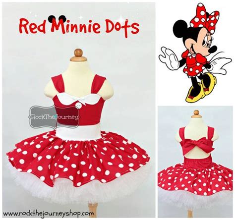 Pink Minnie Dots Tutu Dress Piece Outfit Pink By Rockthejourney
