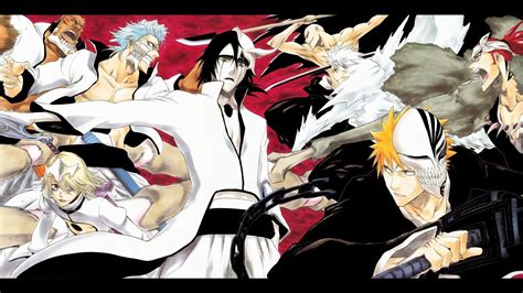 Hd Anime Bleach Captains Wallpapers Wallpaper Cave