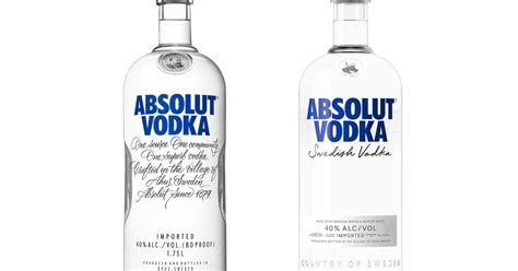 See Absolut Vodkas New Bottle Design Ad Age