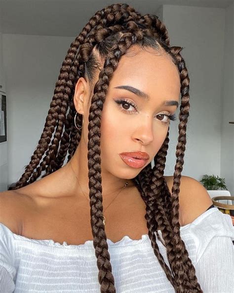 6 box braids hairstyles the coolest box braids hairstyles on stylevore while women love hair