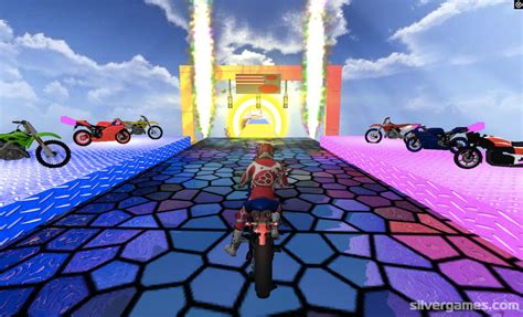 Impossible Moto Bike Track Stunts Play Online On Silvergames 🕹️