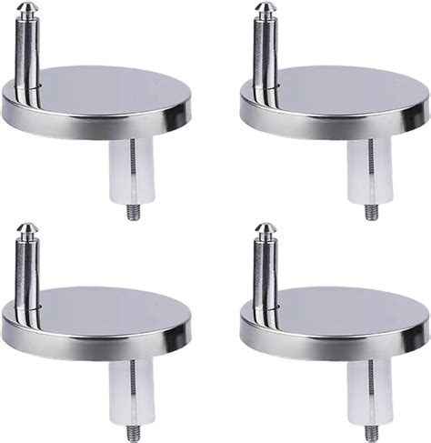 Upgraded Stainless Steel Toilet Seat Anchors Adjustable Length Toilet