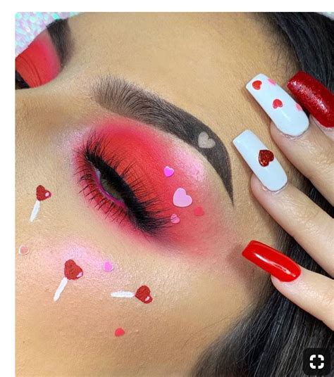 valentines day 🖤🖤🖤 ️ ️ ️ crazy makeup creative eye makeup valentines makeup