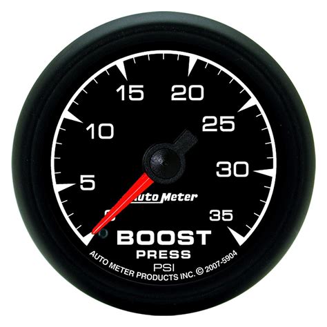 Auto Meter® 5904 Es Series 2 116 Boost Gauge 0 35 Psi