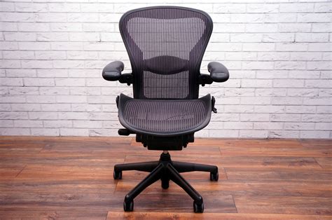 Herman Miller Aeron With Lumbar Support In Purple Size B Office Resale