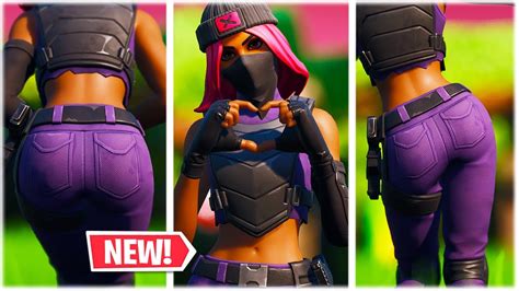 New thicc luxe skin tier 100 showcased with dance emotes fortnite season 8. Thicc Fortnite Emotes : New Ultra Hot Shadowbird Skin ...