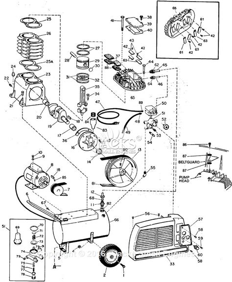 Campbell Hausfeld Ex Parts Diagram For Air Compressor Parts My XXX