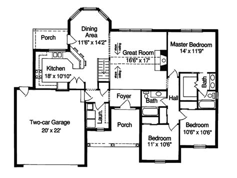 One Level House Floor Plans Jhmrad 31573
