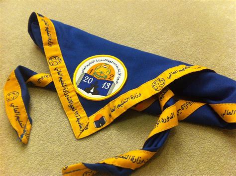 12th Egyptian Rover Girl Guides Scouts Jamboree Cyan Neckerchief 2013 in Arabic | Girl guides ...