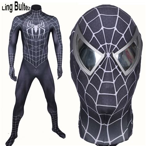 Ling Bultez High Quality New Arrive Muscle Shade Black Spiderman
