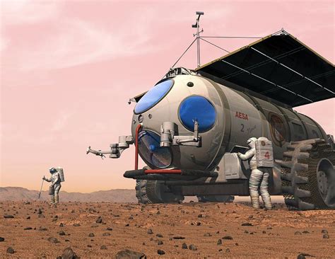 Mars Exploration Artwork Photograph By Walter Myers